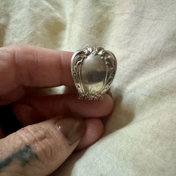 Jewelry - Elegant sterling Silver spoon Ring, sz 8